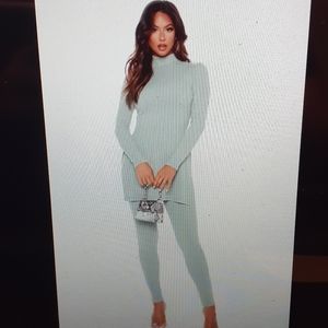 Sage Green Tunic & Leggings Set